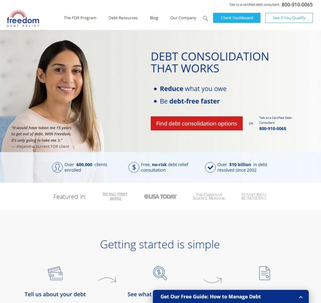 Freedom Debt Relief Reviews Real Consumer Ratings Are Freedom Debt