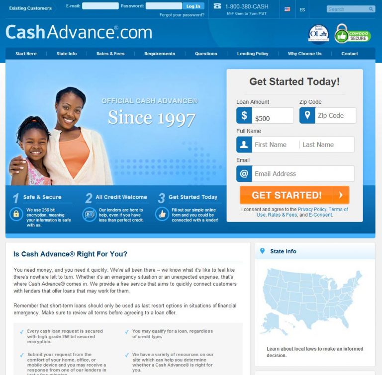 line cash advance reviews